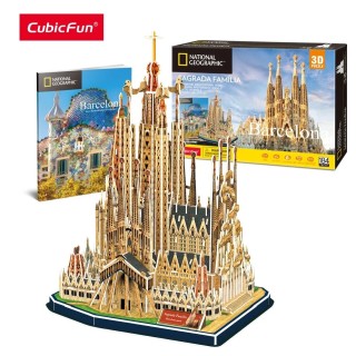 Sagrada Familia Barcelona Fun 3D Puzzle 30 cm h National Geografic
