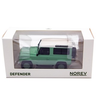 Land Rover Defender 1995 Green & White Jet-car 1:43