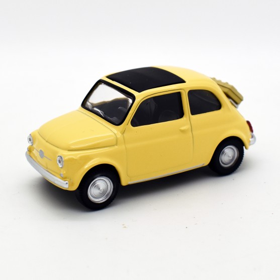 Fiat 500 F 1965 Yellow Jet-car 1:43