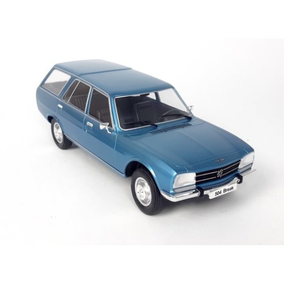 Peugeot 504 Break 1976 Blue Metallic 1:18