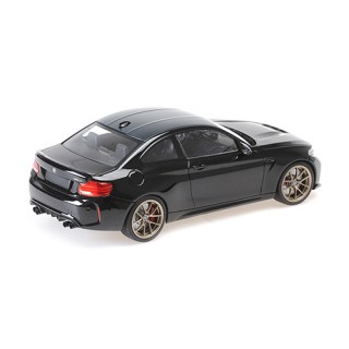 BMW M2 CS (F87) Coupé 2020 Black Metallic - Golden Wheels 1:18