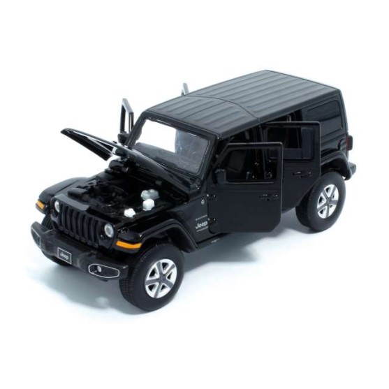 Jeep Wrangler JK Sahara Unlimited 2006 Black 1:32