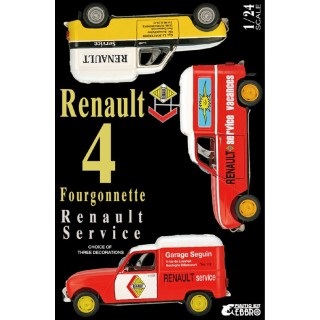 Renault 4 Furgonette Service Kit 1:24