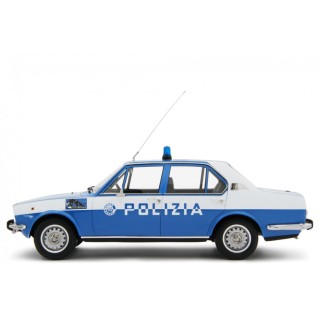 Alfa Romeo Alfetta 1.8 1975 "Polizia Volante" Scudo Largo Azzurro 1:18