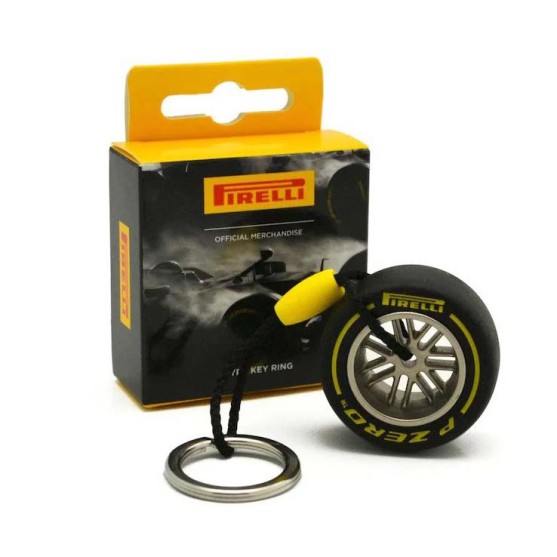 Portachiavi Pirelli P ZERO Pneumatico F1 2022 Yellow Medium C3