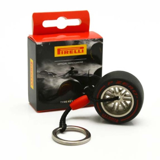Portachiavi Pirelli P ZERO Pneumatico F1 2022 Red Soft C4