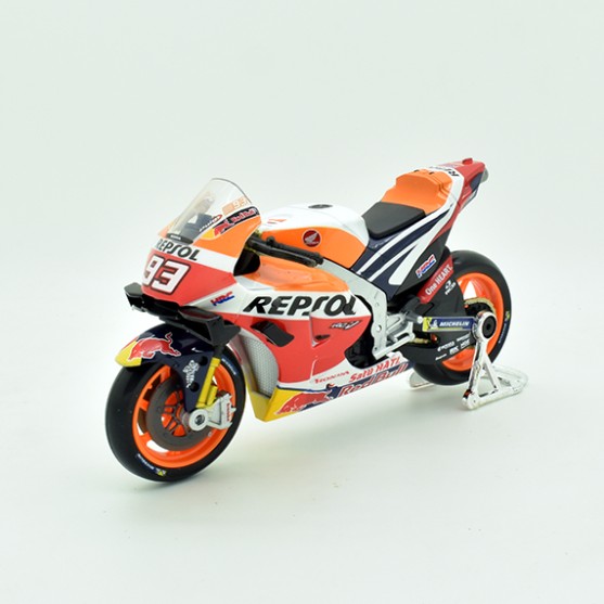 1/18 MOTO GP 2021 REPSOL HONDA RC213V - Miniaturas colecionáveis