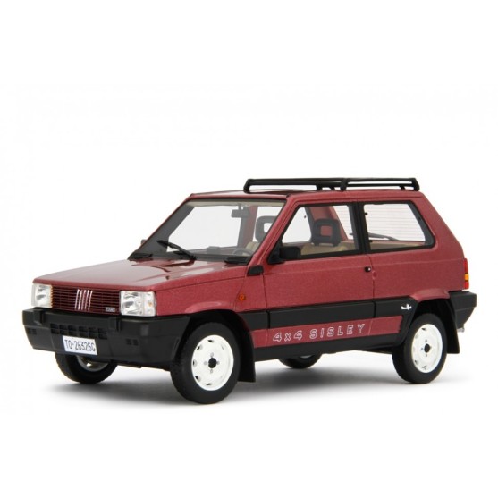 Fiat Panda 4x4 Sisley 1987 Rosso Metallizzato 1:18