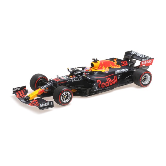 Red Bull Racing Honda RB16B 2021 Max Verstappen Winner Netherlands GP Zandvoort  1:18