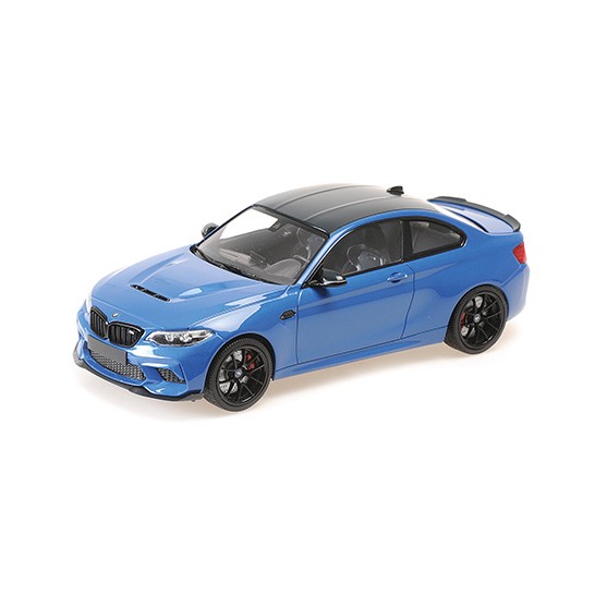 BMW M2 CS (F87) Coupé 2020 Blue Metallic / Carbon 1:18