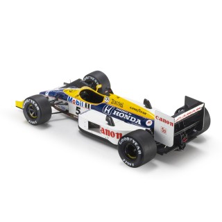 Williams Honda FW11B F1 1987 Pole Position & Winner Mexican GP Nigel Mansell 1:18