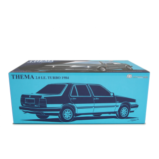 Lancia Thema 2.0 i.e. Turbo 1984 Blue Chiaro Metallizzato 1:18