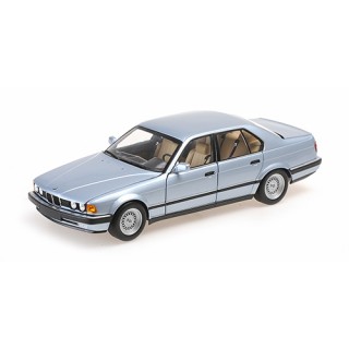 BMW 730I (E32) 1986 Light Blue Metallic 1:18