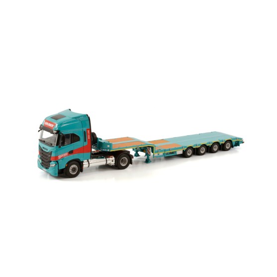 Iveco S-Way AS Hight 4X2 Semi Low Loader "Gruber" (I) 1:50