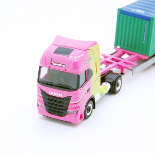 Iveco S-Way LNG "Hannibal" 2020 container Eucon 1:87