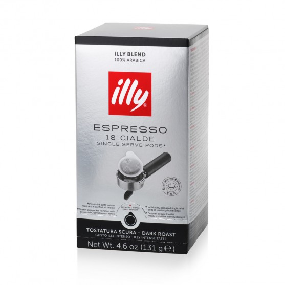 Illy Espresso Caffè in Cialde E.S.E. Monodose Tostatura Scura 18 pz