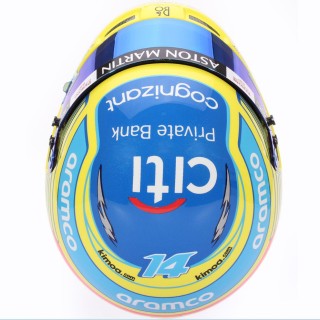 Fernando Alonso Aston Martin F1 2023 Bell Mini Helmet 1:2