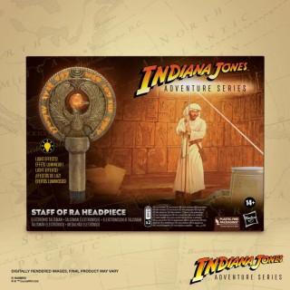 Indiana Jones Adventure Series Replica "Copricapo e Asta di Ra"