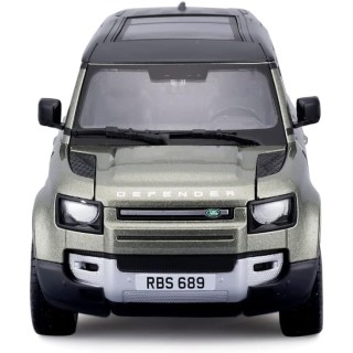 Land Rover Defender 110 anno 2022 verde chiaro metallizzato 1:24