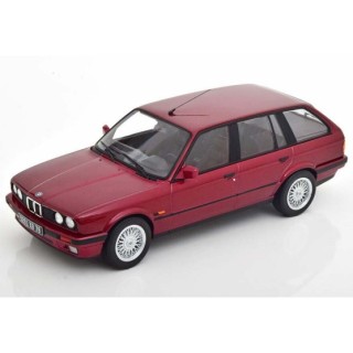 BMW 325i Touring 1991 Red Metallic 1:18