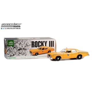 Dodge Monaco Taxi 1978 City Cab Co. "Rocky III" 1982 giallo 1:18