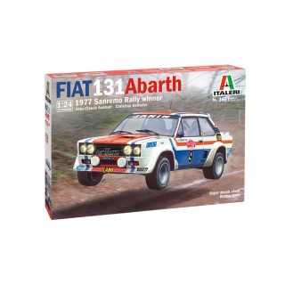 Fiat 131 Abarth 1977 Sanremo Rally Winner Rally Kit 1:24