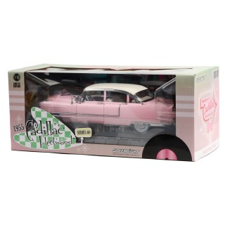 Cadillac Fleetwood 1955 Series 60 pink - white roof 1:18