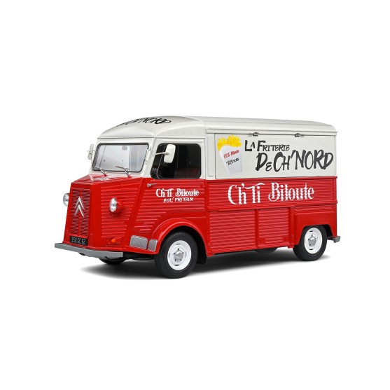 Citroen Type HY 1969 Friterie Ch’ti Biloute White & Red 1:18