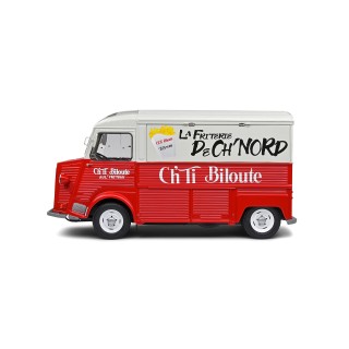 Citroen Type HY 1969 Friterie Ch’ti Biloute White & Red 1:18