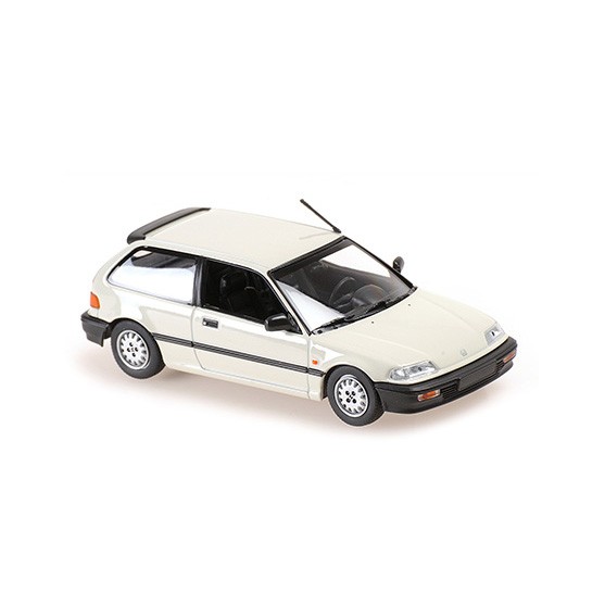 Honda Civic 1990 White 1:43