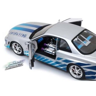 Nissan Skyline GT-R 1999 "Fast & Furious II" Brian O'Connor with Underbody Lights 1:18