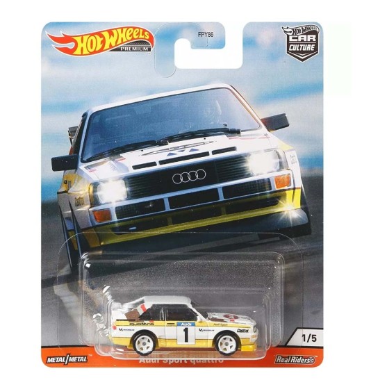 Audi Sport Quattro Mattel Hot Wheels Car Culture Thrill Climbers 1/5 1:64