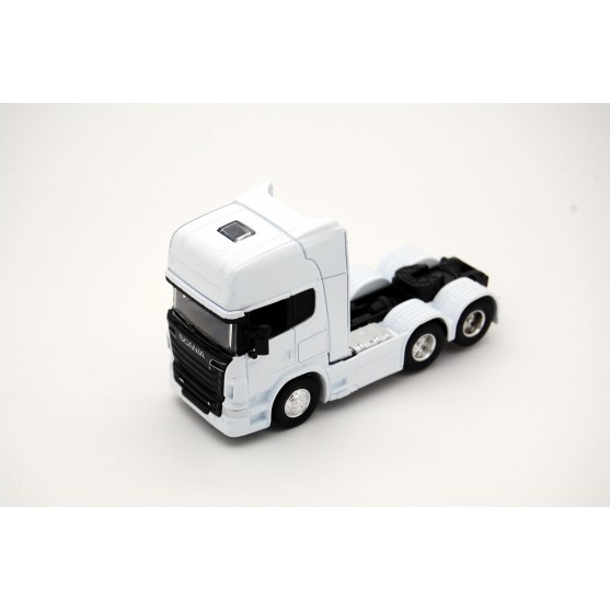 Scania V8 R730 (6x4) Bianco 1:64