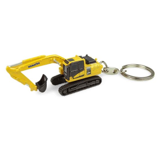 Komatsu PC210 LC11 Excavator Metal Keychain