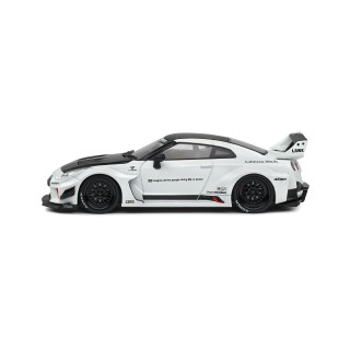 Nissan GT-R (R35) Liberty Walk Body Kit 2020 White - Black 1:43