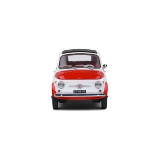 Fiat 500 1965 "Robe di Kappa" white - red 1:18