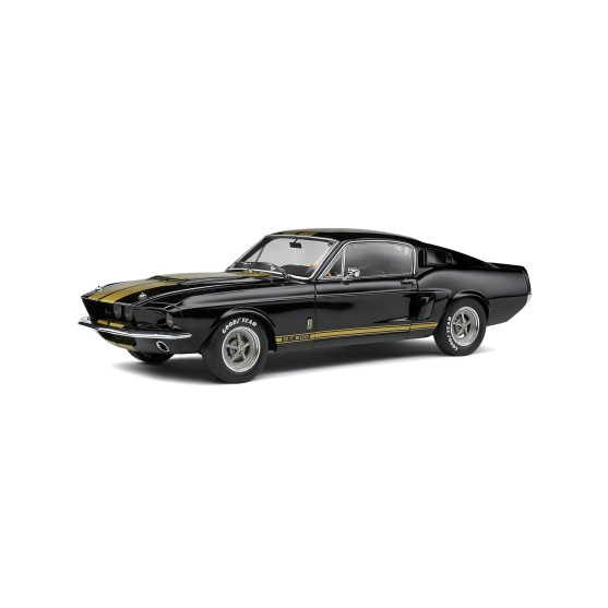 Ford Mustang Shelby GT500 1967 Black - Gold 1:18