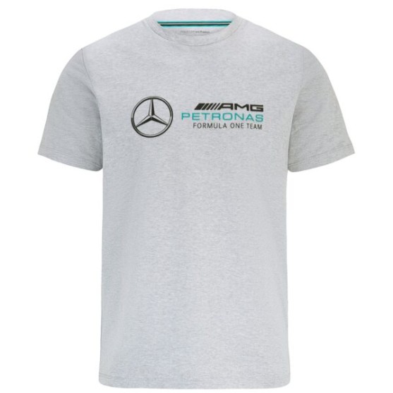 Mercedes Benz AMG Petronas F1 T-Shirt Logo Gray