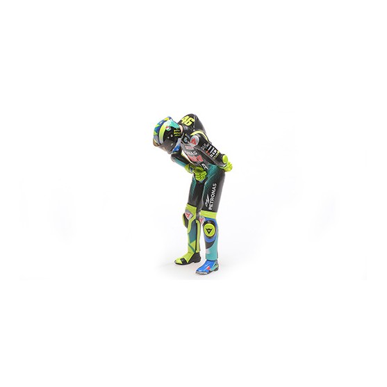 Valentino Rossi VR46 Figurina Final Race Valencia 2021 Moto Gp 1:18