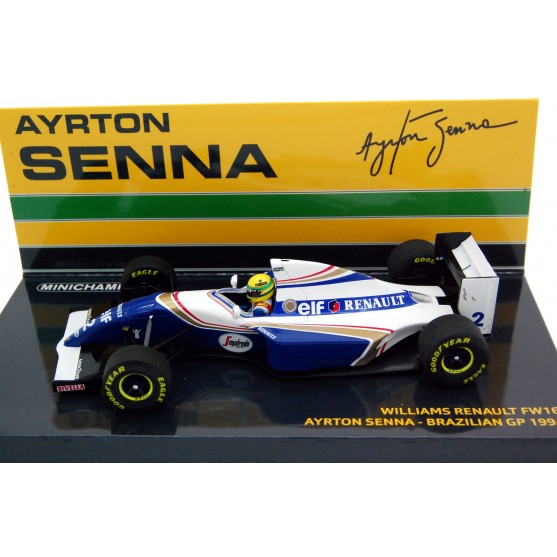 Williams Renault FW16 1994 Brazil Gp Ayrton Senna 1:43