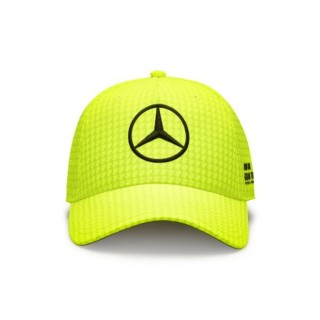 Lewis Hamilton F1 2023 Cappellino Mercedes-AMG Petronas  Team Cap Neon Yellow