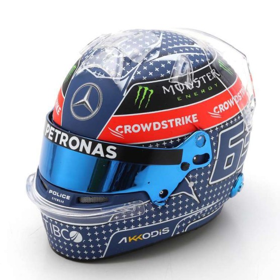 George Russell Bell Helmet Mercedes-AMG W13E Japanese GP 2022 1:5