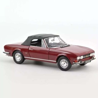 Peugeot 504 Cabriolet 1969 Andalou Red 1:18