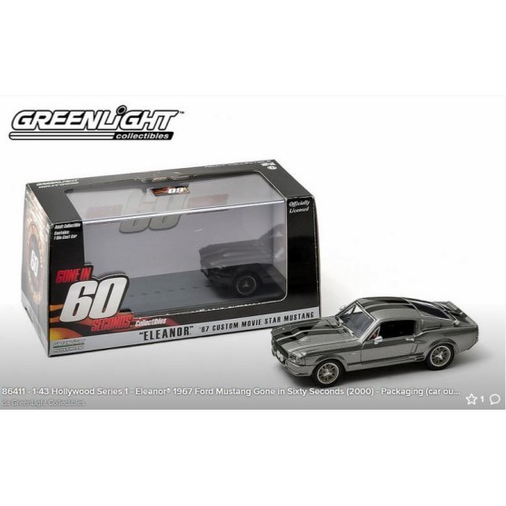 Ford Mustang "Eleanor" 1967 "Gone in 60 seconds" 1:43