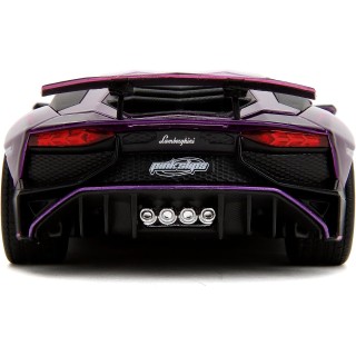 Lamborghini Aventador LP750-4 SV con Decorazione Gamma Pink Slips 1:24