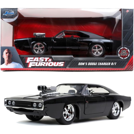 Dodge Charger Street 1970 "Fast & Furious" black 1:24