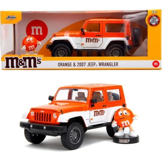 Jeep Wrangler 2007 M&Ms Orange 1:24