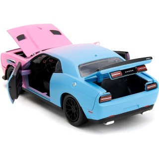 Dodge Challenger SRT Hellcat  2015 con Decorazione Gamma Pink Slips 1:24