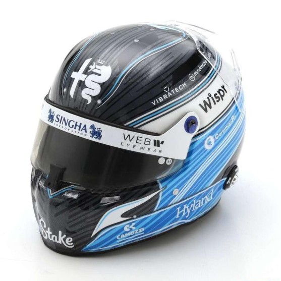 Valtteri Bottas Casco Bell Helmet F1 2023 Alfa Romeo Racing Team 1:5