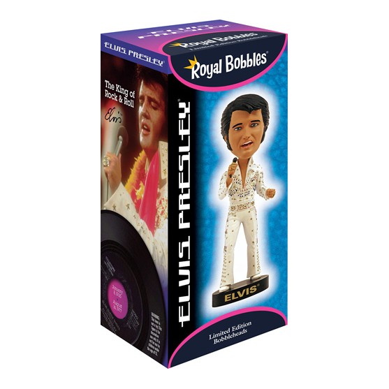 Elvis Presley American Eagle The King Of Rock and Roll Statuina Bobblehead testa oscillante